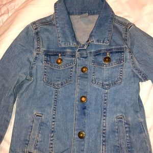 Little girls jean jacket
